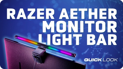Razer Aether Monitor Light Bar (Quick Look) - Vollständiges Eintauchen